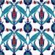 AC-2 Kırmızı Lale Desenli Cini Seramik Karo, Kütahya çinisi, Cami çinileri, Türk hamamı, arabic mosque, Banyo dekorasyon, fiyatları, örnekleri tulip patterned turkish iznik ceramic tiles bathrom kitchen decorations