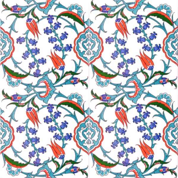AC-5 Iznik Cicek Desenli Cini Karo, Kütahya çinisi, iznik çini, Cami çinileri, Türk hamamı, arabic mosque dekorasyon, fiyatları, örnekleri Turkish ceramic tiles