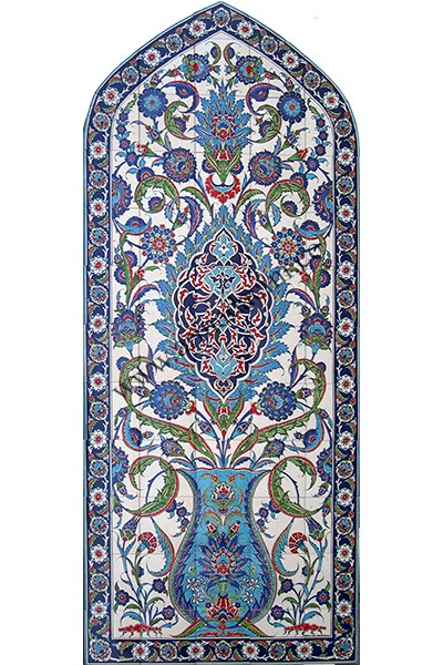 100x240 iznik Cinisi Desenli El Dekoru 927 Cini Pano Kütahya ve iznik çinileri el yapımı çini karo klasik türk çini sanatı desenleri osmanlı motifleri türk hamamı çini pano banyo mutfak çiniler seramik dekorasyon hand made interior ceramic tiles decoration turkısh bath bathroom çini fiyatları satıcıları fabrikalar