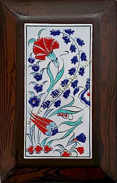 10x20 Kutahya Çini Lale Sumbul Karanfil El Dekoru 103 Cini Pano iznik çinileri el yapımı çini karo türk çini sanatı desenleri osmanlı motifleri türk hamamı çini pano banyo mutfak çiniler seramik otel ev cami metro dekorasyon mosque masjid hand made interior ceramic tiles decoration turkısh bath bathroom fiyatları
