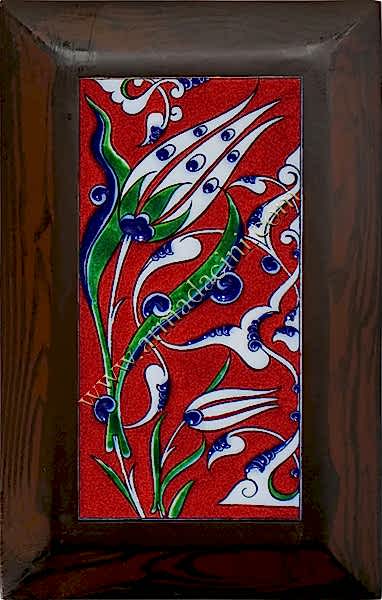 10x20 Kutahya Çini Kırmızı Lale Desenli El Dekoru 110 Cini Pano iznik çinileri el yapımı çini karo türk çini sanatı desenleri osmanlı motifleri türk hamamı çini pano banyo mutfak çiniler seramik otel ev cami metro dekorasyon mosque masjid hand made interior ceramic tiles decoration turkısh bath bathroom fiyatları