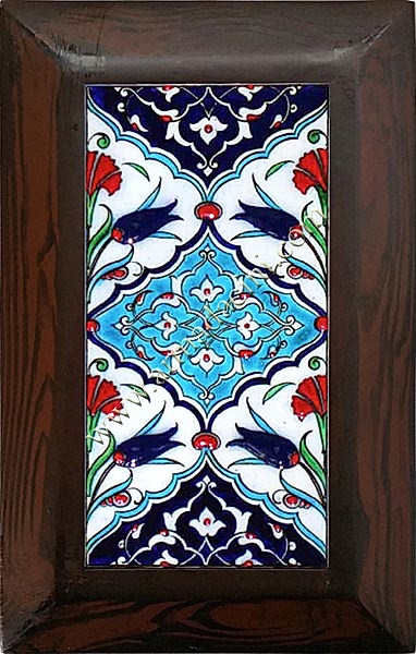 10x20 Kutahya Çini Geometrik Desenli El Dekoru 115 Cini Pano iznik çinileri el yapımı çini karo türk çini sanatı desenleri osmanlı motifleri türk hamamı çini pano banyo mutfak çiniler seramik otel ev cami metro dekorasyon mosque masjid hand made interior ceramic tiles decoration turkısh bath bathroom fiyatları