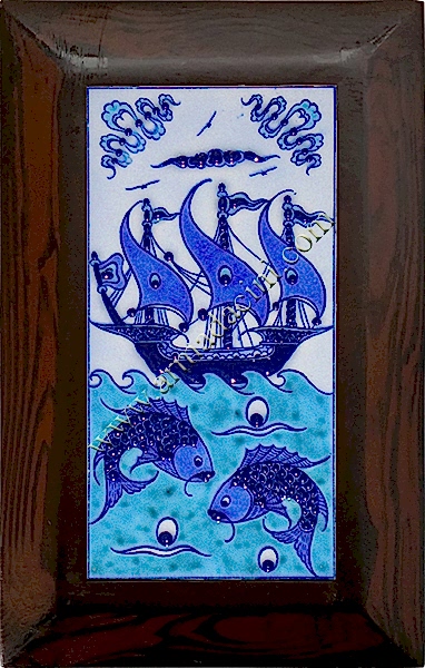 10x20 Kutahya Çinileri Mavi Beyaz Kalyon El Dekoru 116 Cini Pano iznik çinileri el yapımı çini karo türk çini sanatı desenleri osmanlı motifleri türk hamamı çini pano banyo mutfak çiniler seramik otel ev cami metro dekorasyon mosque masjid hand made interior ceramic tiles decoration turkısh bath bathroom fiyatları