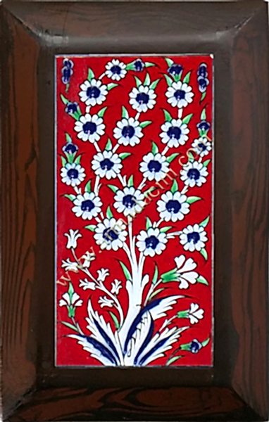 10x20 Kutahya Çinisi Kırmızı Hayat Agacı El Dekoru 117 Cini Pano iznik çinileri el yapımı çini karo türk çini sanatı desenleri osmanlı motifleri türk hamamı çini pano banyo mutfak çiniler seramik otel ev cami metro dekorasyon mosque masjid hand made interior ceramic tiles decoration turkısh bath bathroom fiyatları