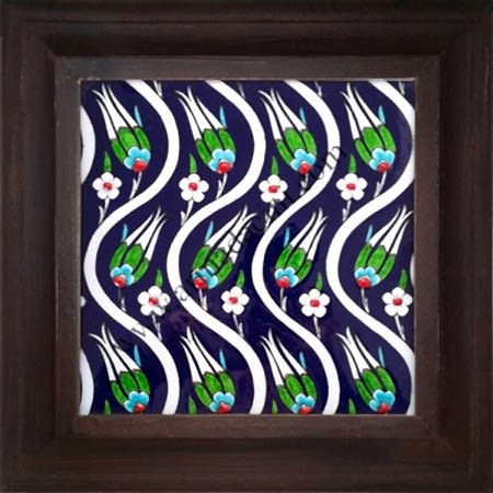 20x20 iznik Cini Kobalt Laleler Desenli El Dekoru 207 Cini Pano iznik çinileri el yapımı çini karo türk çini sanatı desenleri osmanlı motifleri türk hamamı çini pano banyo mutfak çiniler seramik otel ev cami metro dekorasyon mosque masjid hand made interior ceramic tiles decoration turkısh bath bathroom fiyatları