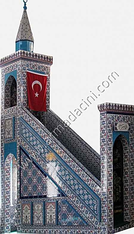 380x650 Cift Taraflı Cami Cini Minberi