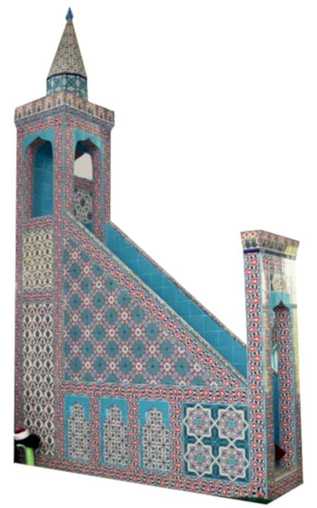380x650 Çift Taraflı Cami Minberi