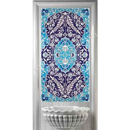 60x120 Koçer Kobalt Çini Türk Hamamı