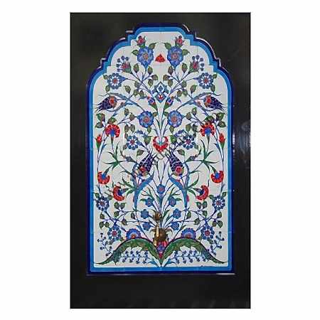 80x120 Bahardalı Motifli Çini Türk Hamamı