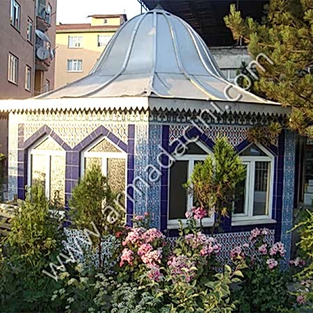 Koşeli Osmanlı Cini Desenli Cami Sadırvanları