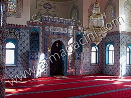 Arap Usulü Ayetli Çini Mihrap örneği