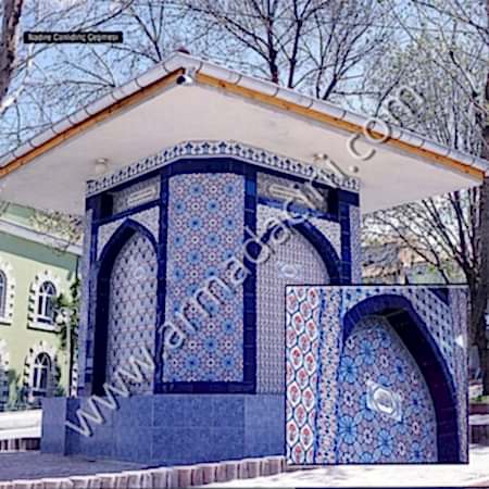 Geometrik Desenli Belediye Ceşme Modeli