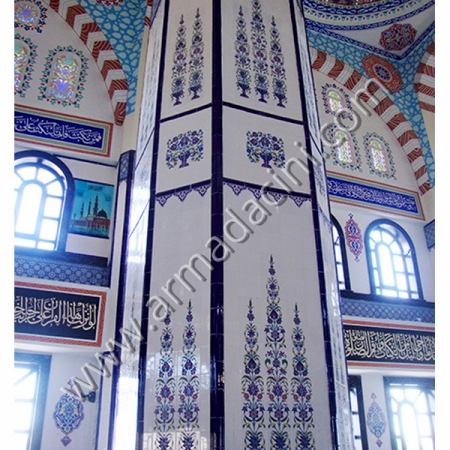 Sutunceli Cami Kolon Cini Suslemeleri