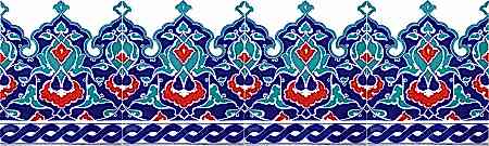 20x25 Tac 302 Iznik Cini Seramik Karo, Kütahya çinisi, Cami çinileri, Türk hamamı, arabic mosque, Banyo dekorasyon, fiyatları, örnekleri