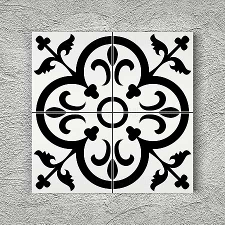20x20 YÇ-02 Desenli Yer Çinisi