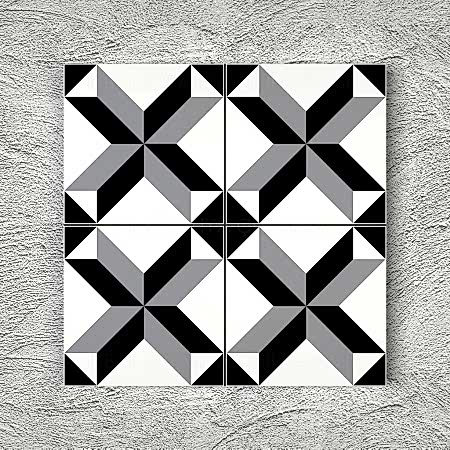 20x20 YÇ-04 Desenli Yer Çinisi