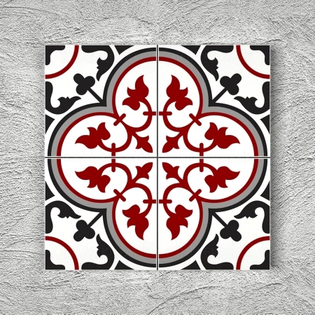 20x20 YÇ-43 Desenli Yer Çinisi Turkish bath Hotel mosque decoration exterior ceramic tile Floor tiles