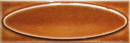 07x21 Karamel Elips Çini Sırlı Bordür modeli
