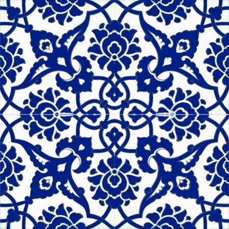 iznik rumi desen çini karo iznik rumi patterned ceramic tile bathroom kitchen interior ceramic tile