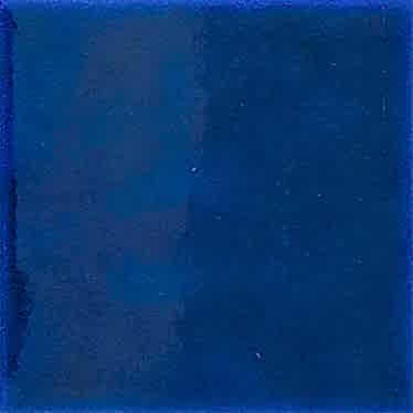 12,5x12,5 Cm Düz Kobalt Çini Seramik Karo