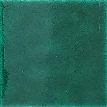 12,5x12,5 Cm Düz Yeşil Çini Seramik Karo