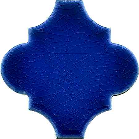 12x12 Ottoman Düz Arabesk Kobalt Çini arabesque oriental ceramic tile