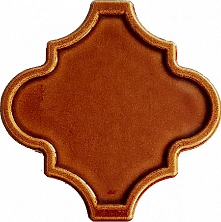 12x12 Ottoman Rölyefli Arabesk Karamel Çini Karo Seramik Turkish arabesque ceramic art tile wall decoratons interior