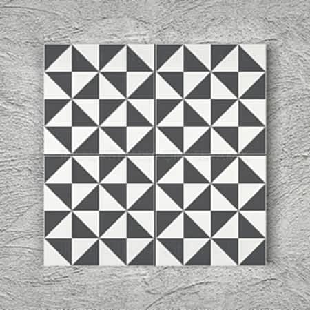 20x20 YÇ-73 Desenli Yer Çinisi Ottoman Turkish bath Hotel mosque decoration exterior ceramic Floor tiles
