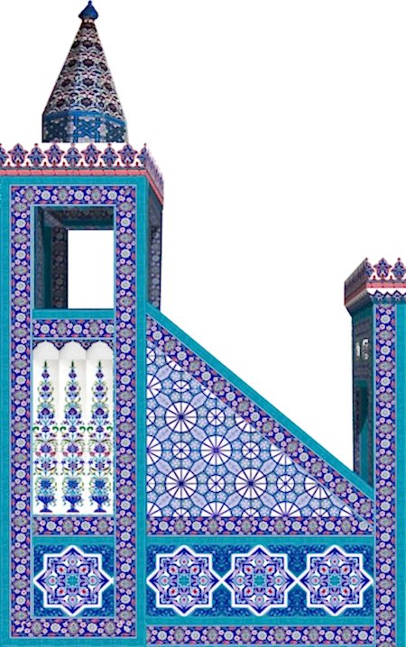 240x300 KS 24 Tek Taraflı Cami Minberi