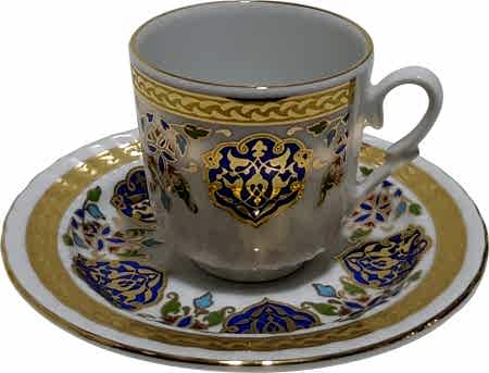 osmanlı kahve fincanları ottoman patterned coffee cups