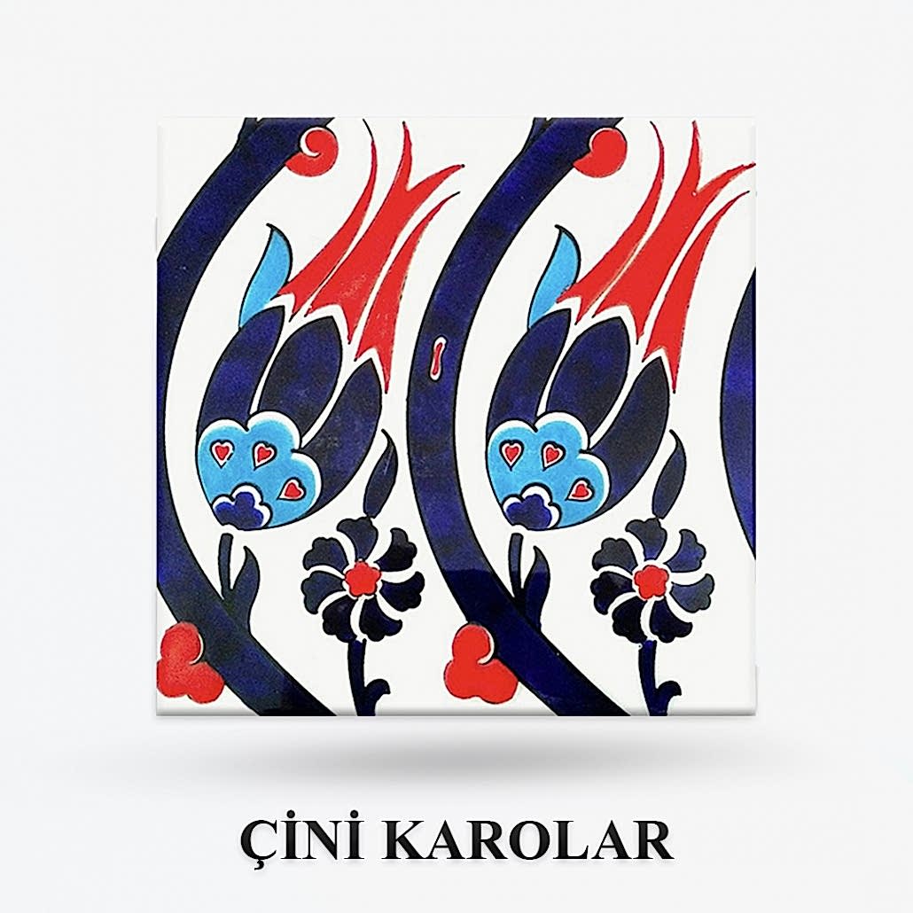 El Yapımı ve Dijital Baskı Çini Karo Modelleri