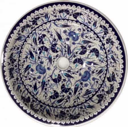 Armada 03 İznik Desenli Çini Lavabo