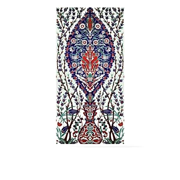 İznik desenli Osmanlı çini sanatı iznik Ottoman art ceramic tile pattern