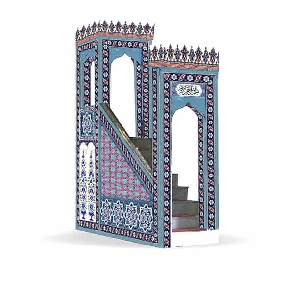 GLASS-CINI-MINBERS mosque minbars mosque tile decorative