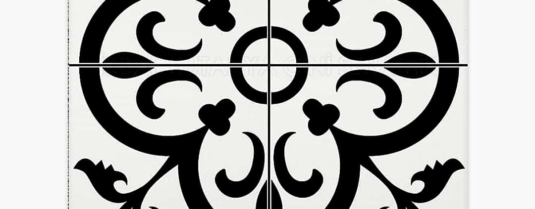 YER-CINILERI siyah beyaz yer çinisi örnekleri floor tile ceramic