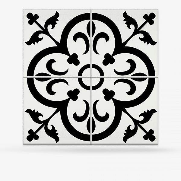 siyah beyaz yer çinisi örnekleri floor tile ceramic