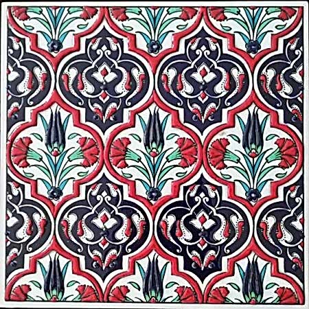 hand made tile interior decoration Turkish tiles