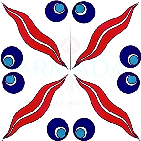 20x20 SP-14 Desenli İznik Çini Karo Modeli (Dilber Dudağı) Geleneksel Osmanlı Cintemani Deseni El Yapımı Kütahya Çini Pano Ev Ofis Banyo Mutfak Türk Hamamı Turkish bath interior ottoman wall tile ceramic tile art galery