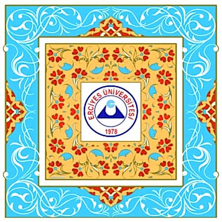 20x20 Altın yaldızlı çini Plaket Karo-1 Turkuaz