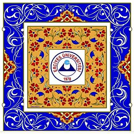 20x20 Altın yaldızlı çini Plaket Karo-3 Altın