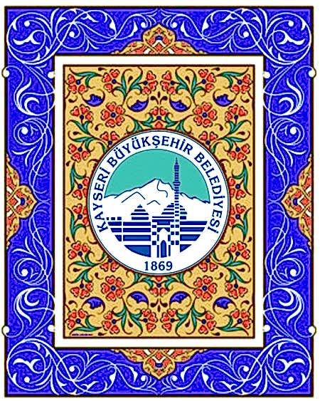 20x25 Altın yaldızlı çini Plaket Karo-2 (Kobalt)