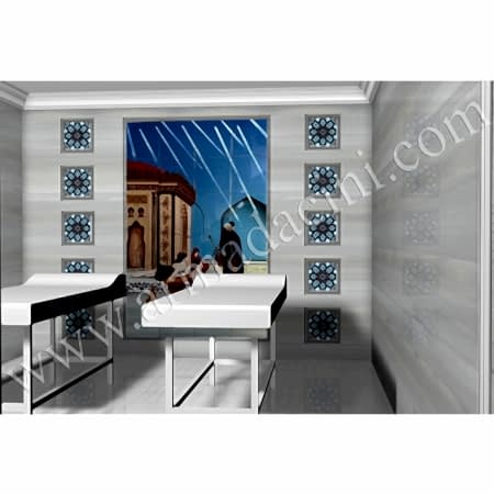 Otel Spa Masaj Odası El isi Cını Hasekı Sultan Kütahya ve iznik çinileri türk hamamı çini pano seramik dekorasyon hand made interior tile